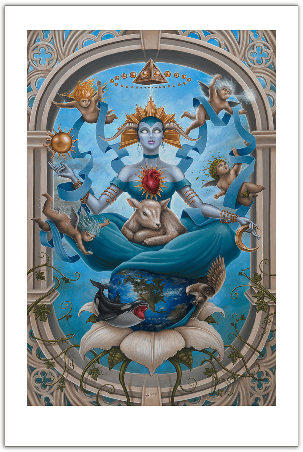 "Gaia in Repose" Print