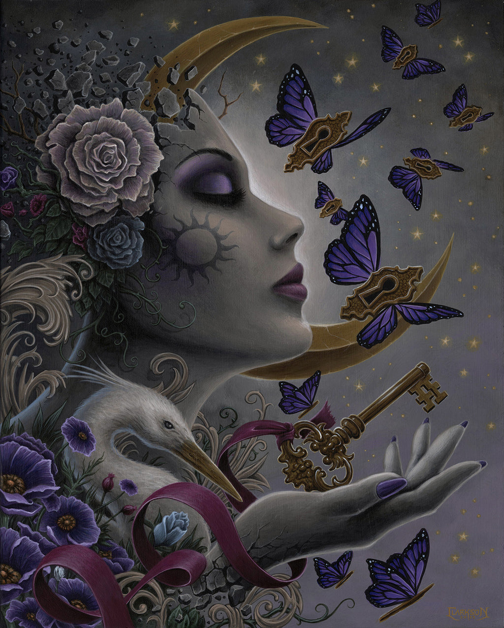 "Unlocking the Paths of Perception" Original Painting